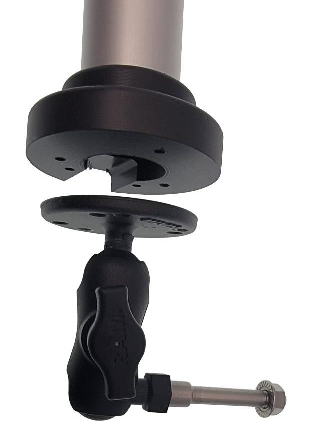 Fishing Specialties Low Water Resistance Mounting System for Transducer